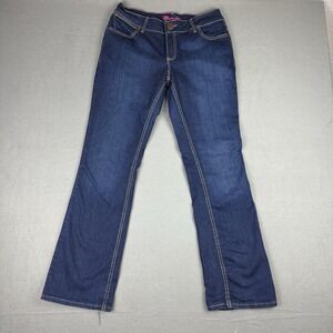 Wrangler Blue Women's‎ Flare Jeans 9/10x32 31x32 Pink 10MWZHS Stretch Western